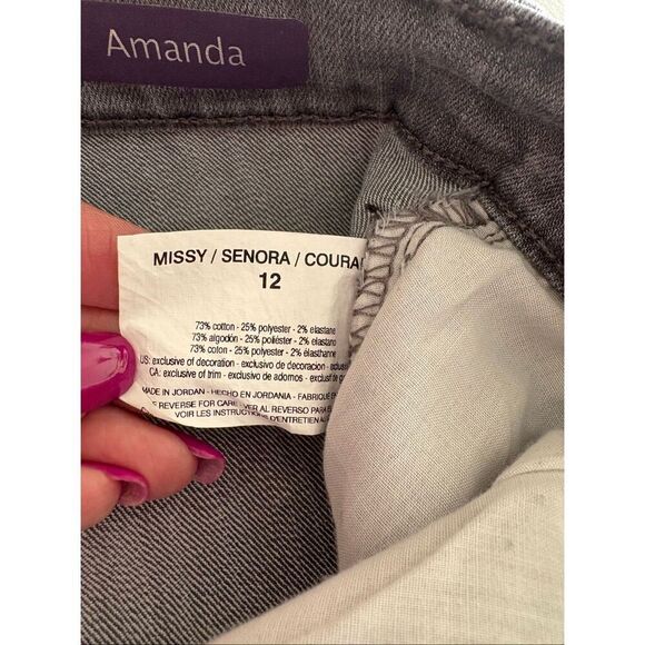 Gloria Vanderbilt Amanda Jeans size 12 - Picture 8 of 11